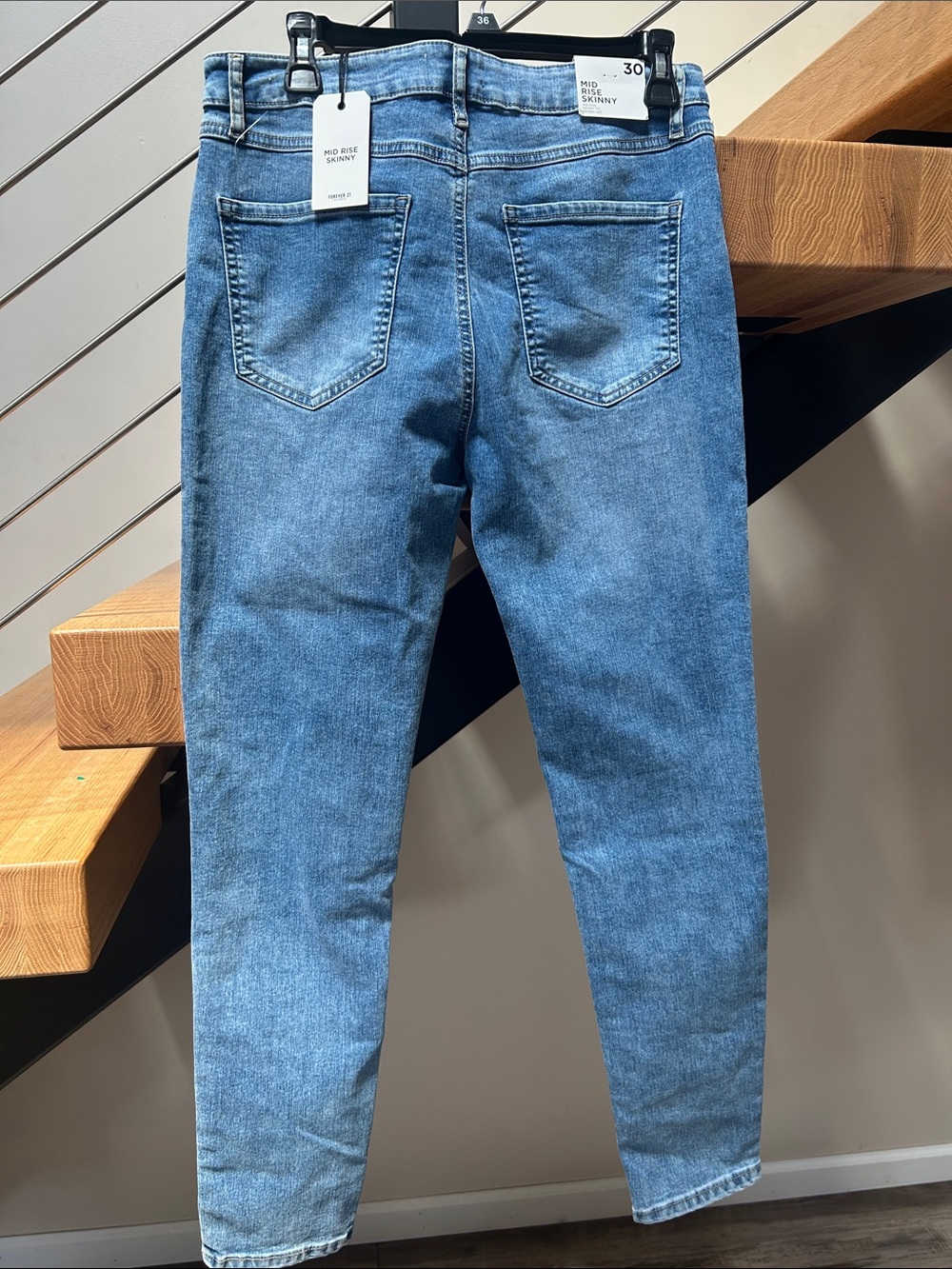 Forever 21 Blue Skinny Jeans